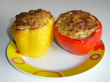 Rezept: Gefüllte Paprika Gefüllte Paprika - Rezept