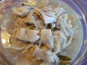 Matjes, eingelegt in Weisswein - Rezept - Bild Nr. 2