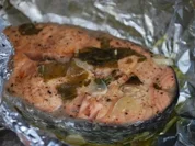 Lachs in Zitronen-Knoblauch-Öl - Rezept