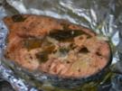 Lachs in Zitronen-Knoblauch-Öl - Rezept