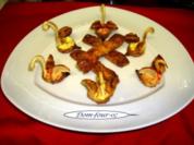amuse-gueule  Käseschwäne und Parmesanstangen - Rezept