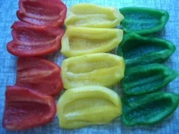 Paprikasuppe TRICOLORE - Rezept - Bild Nr. 2