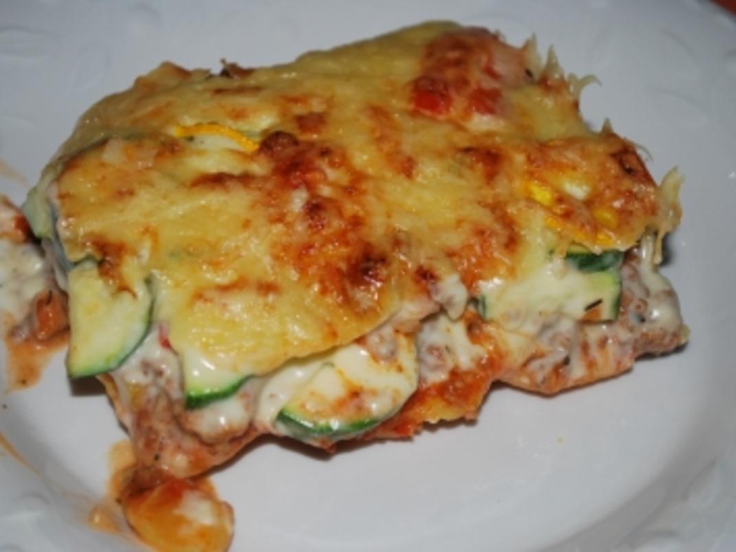 Gemüse-Hack-Kartoffel-Lasagne - Rezept - kochbar.de