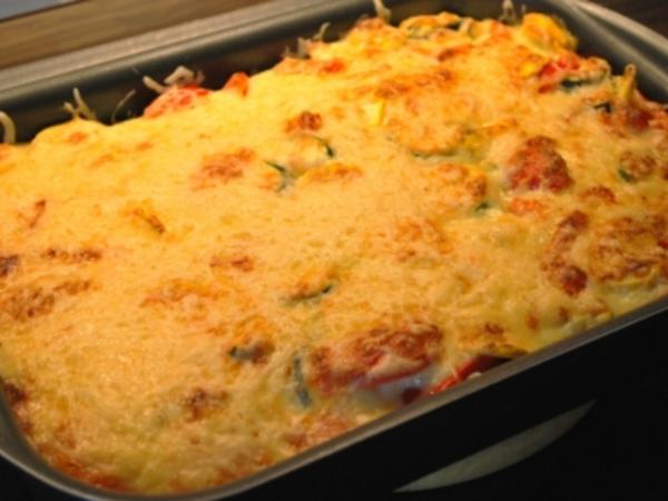 Gemüse-Hack-Kartoffel-Lasagne - Rezept - kochbar.de