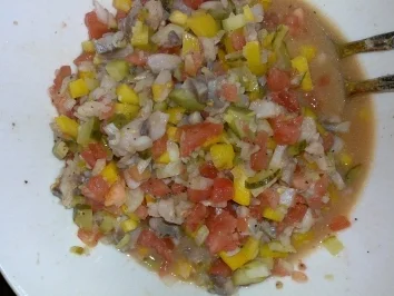 Rezept: Pikanter Matjessalat Pikanter Matjessalat - Rezept