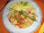 Salbeigulasch von der Pute mit bosonderer Note - Rezept