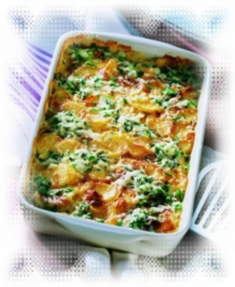 Kartoffel-Spinat -Gratin - Rezept