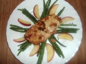 Mandelhähnchen mit Vanille und Parmesangrieß - Rezept