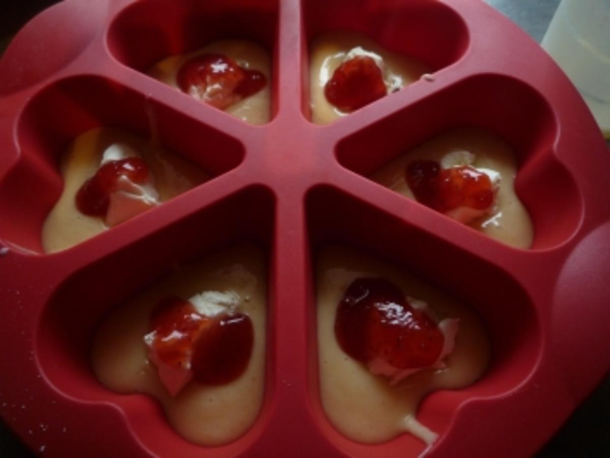 Erdbeer - Käse - Muffins - Rezept