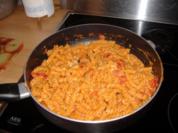 vegetarische Nudelpfanne - Rezept