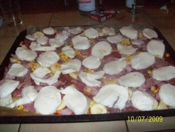 selbstgemachte Pizza - Rezept - Bild Nr. 5