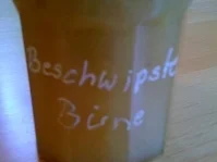 Beschwipste Birne - Rezept