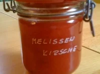 Kirsch - Zitronenmelisse - Konfitüre - Rezept