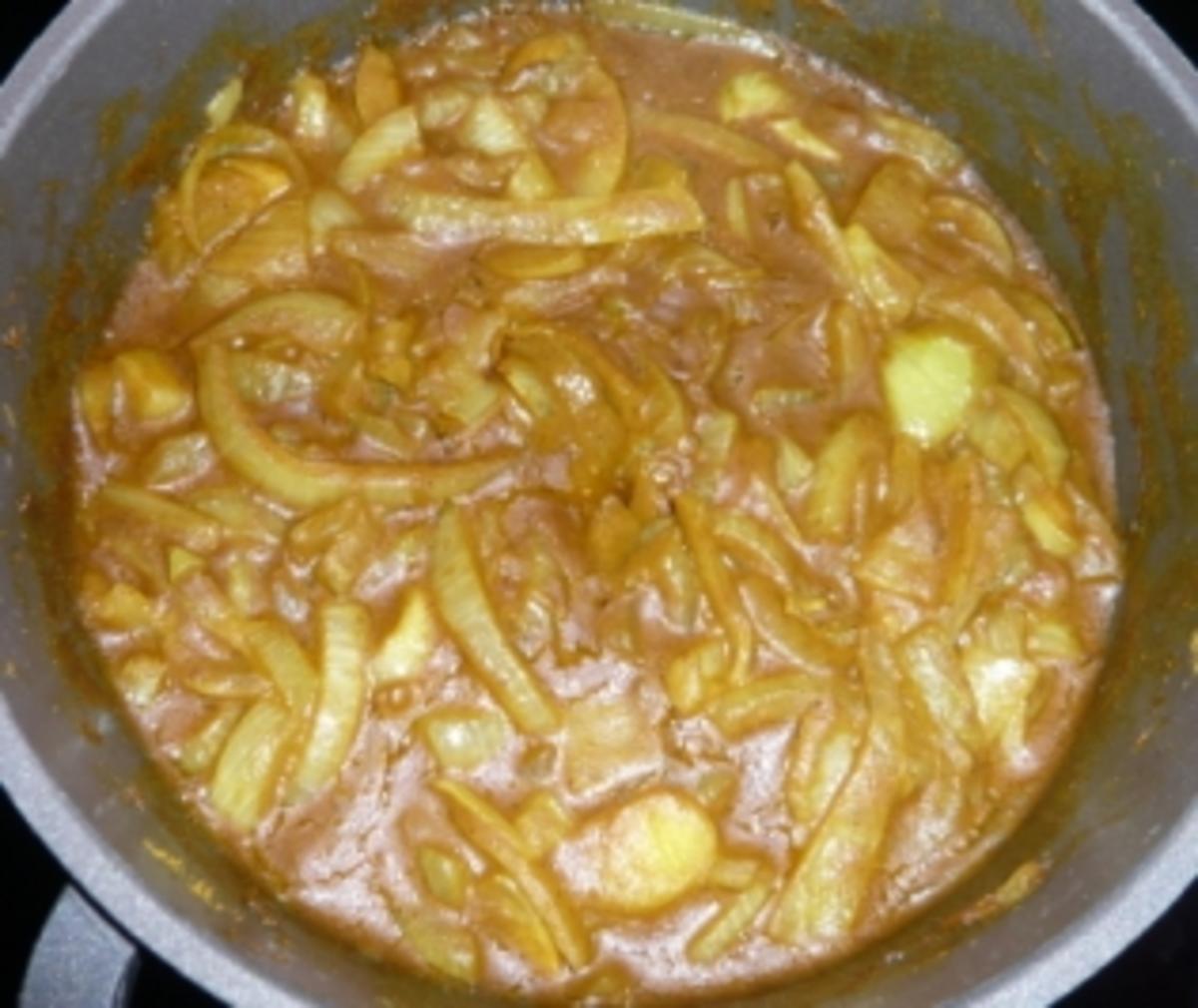 Kichererbsen-Zwiebel-Ananas-Curry-Salat - Rezept - Bild Nr. 3