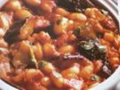 BOHNEN - AUBERGINEN - TOPF - Rezept