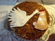 Walnußtorte mit Whiskycreme nur für die Paten als Tauftorte - Rezept