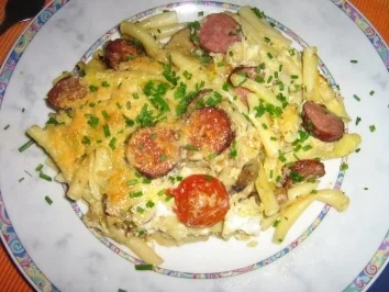 Rezept: Nudelauflauf aus der Pfanne Bild Nr. 13 Nudelauflauf aus der Pfanne - Rezept - Bild Nr. 13
