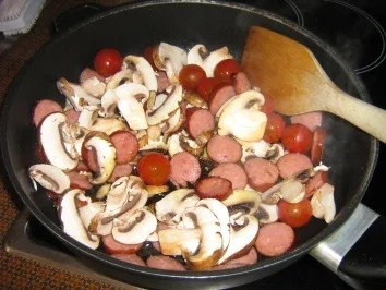 Rezept: Nudelauflauf aus der Pfanne Bild Nr. 5 Nudelauflauf aus der Pfanne - Rezept - Bild Nr. 5