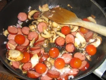 Rezept: Nudelauflauf aus der Pfanne Bild Nr. 6 Nudelauflauf aus der Pfanne - Rezept - Bild Nr. 6