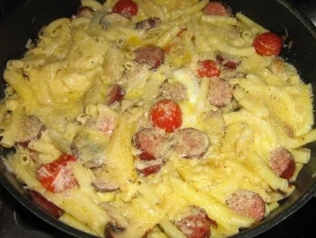 Rezept: Nudelauflauf aus der Pfanne Bild Nr. 10 Nudelauflauf aus der Pfanne - Rezept - Bild Nr. 10