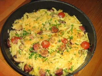 Rezept: Nudelauflauf aus der Pfanne Bild Nr. 12 Nudelauflauf aus der Pfanne - Rezept - Bild Nr. 12