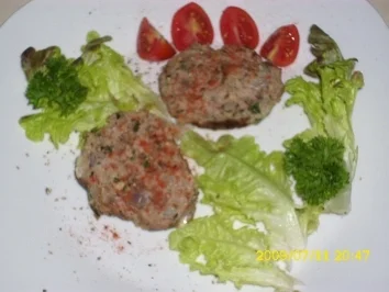 Rezept: Fleisch: Saftig-würzige Hackfleischklößchen, fettreduziert Fleisch: Saftig-würzige Hackfleischklößchen, fettreduziert - Rezept