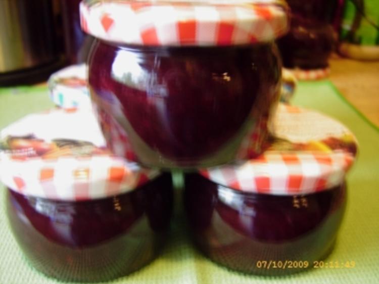 Kirsch Vanille Zimt Marmelade - schnell &amp; einfach - von Ellinor79