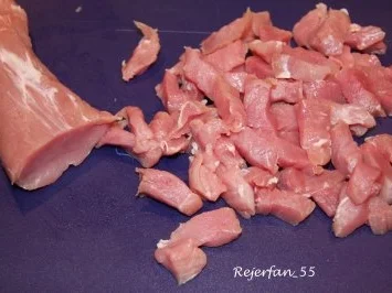 Rezept: Mungosprossen-Salat mit Schweinefilet Bild Nr. 2 Mungosprossen-Salat mit Schweinefilet - Rezept - Bild Nr. 2