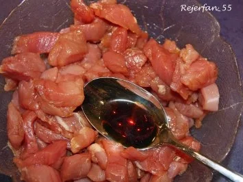 Rezept: Mungosprossen-Salat mit Schweinefilet Bild Nr. 3 Mungosprossen-Salat mit Schweinefilet - Rezept - Bild Nr. 3