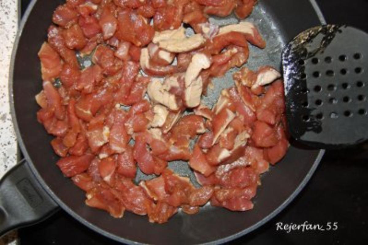 Mungosprossen-Salat mit Schweinefilet - Rezept - Bild Nr. 4