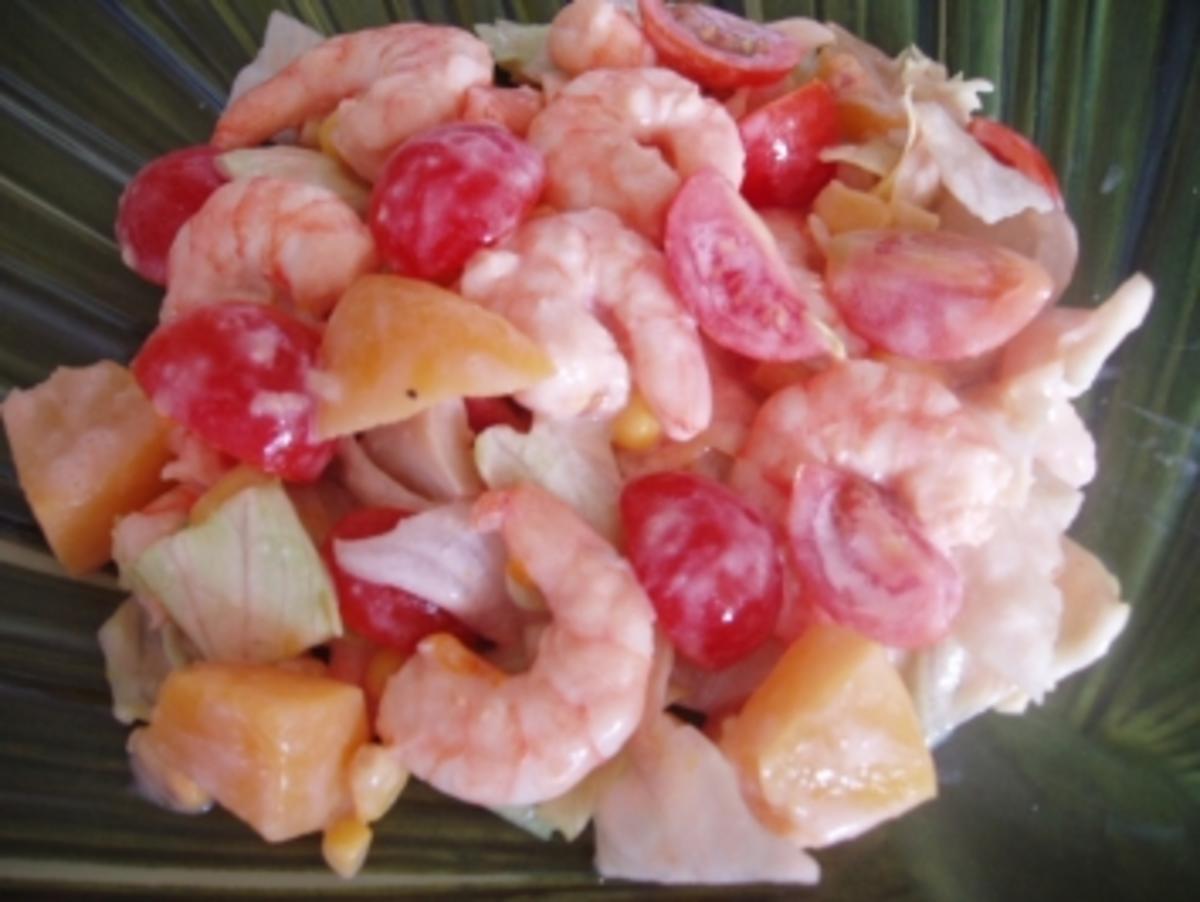 fruchtiger Scampi-Salat - Rezept mit Bild - kochbar.de