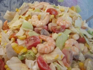 fruchtiger Scampi-Salat - Rezept - Bild Nr. 3