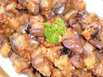 Auberginen, mariniert - Rezept