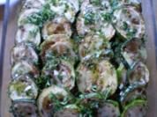 Zucchini, mariniert - Rezept