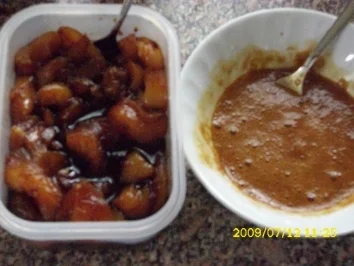 Fleisch:   Hähnchen mit Gemüse aus dem Wok - Rezept - Bild Nr. 3