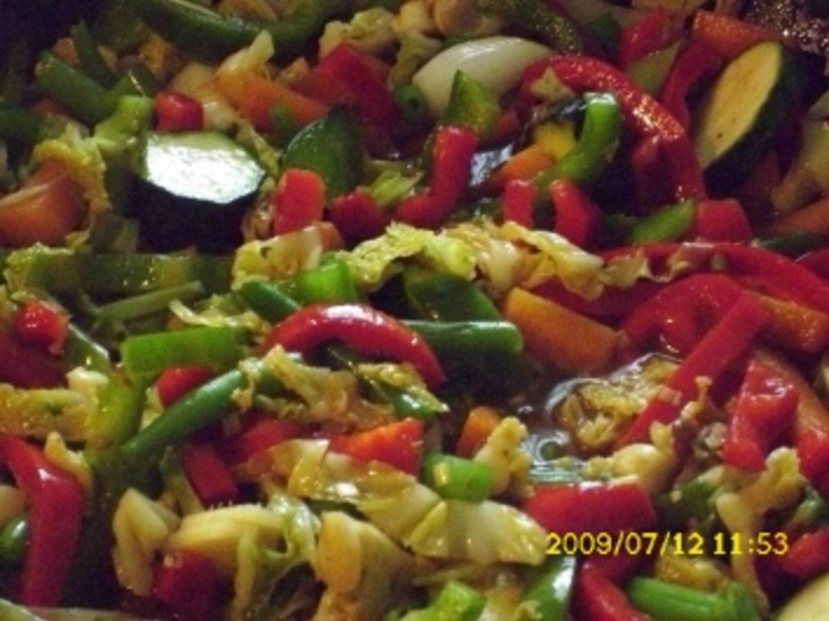 Fleisch: Hähnchen mit Gemüse aus dem Wok - einfach - von Homer2801