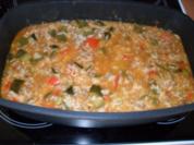 Gemüsepfanne mit Reis - Rezept