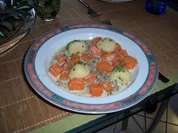 Sahne-Möhren mit Hack - Rezept