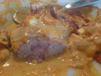 Lendenzopf aus dem Ofen, mit würziger Soße - Rezept