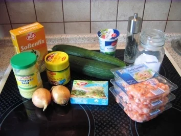 Gurken-Ragout mit Krabben - Rezept - Bild Nr. 2