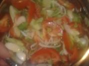 Tomatensalat mit Frühlingszwiebeln - Rezept