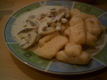 Champie-Sahnesoße - Rezept