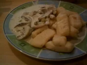 Champie-Sahnesoße - Rezept