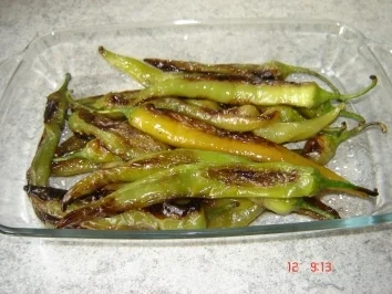 Gebratene Spitzpaprika - Rezept