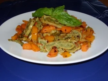 Maultaschen mit Gemüse - Rezept