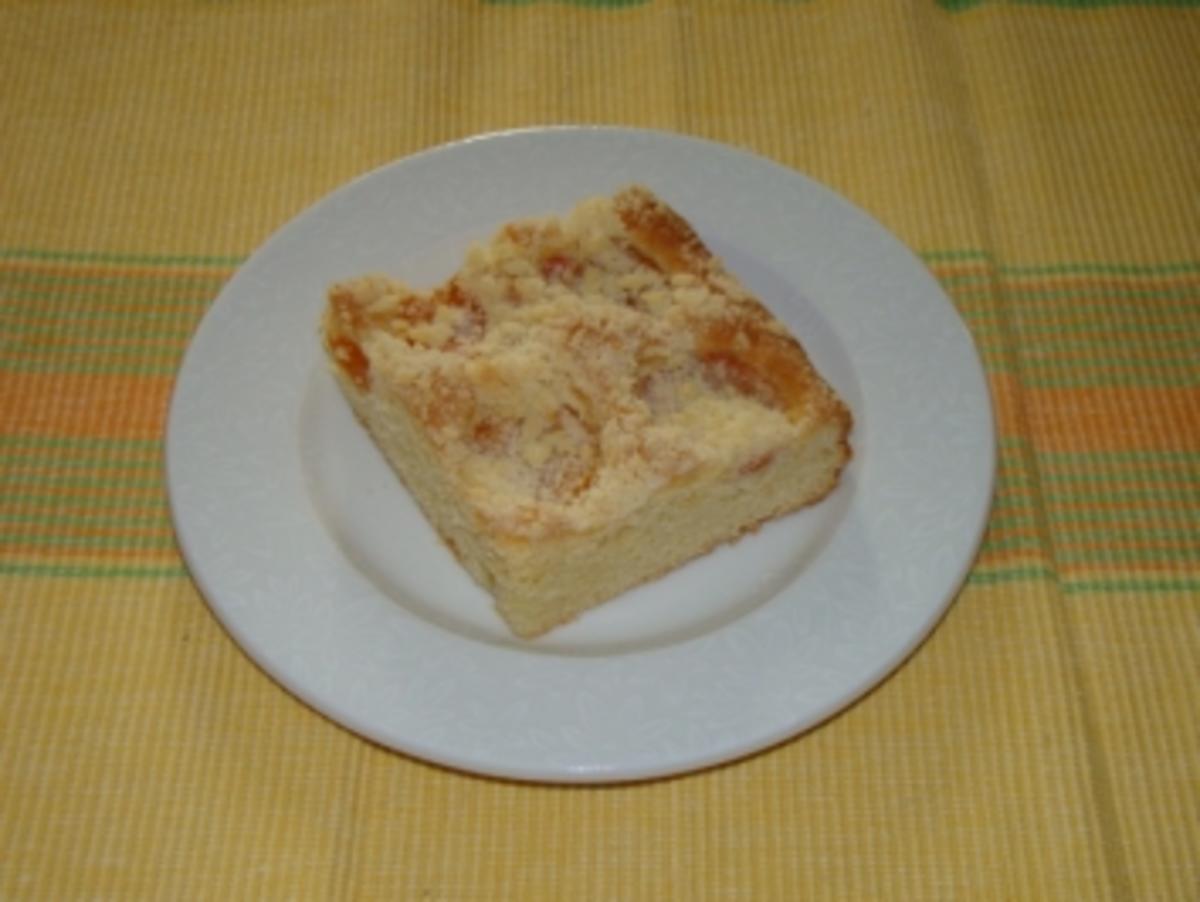 Marillen - Streuselkuchen - Rezept