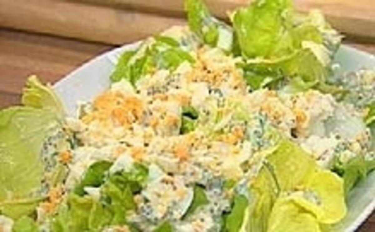 Bilder für Kabeljausalat mit Weißwein und Wasser - Rezept