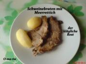 Fleisch  Schweinebraten mit Meerrettich - Rezept