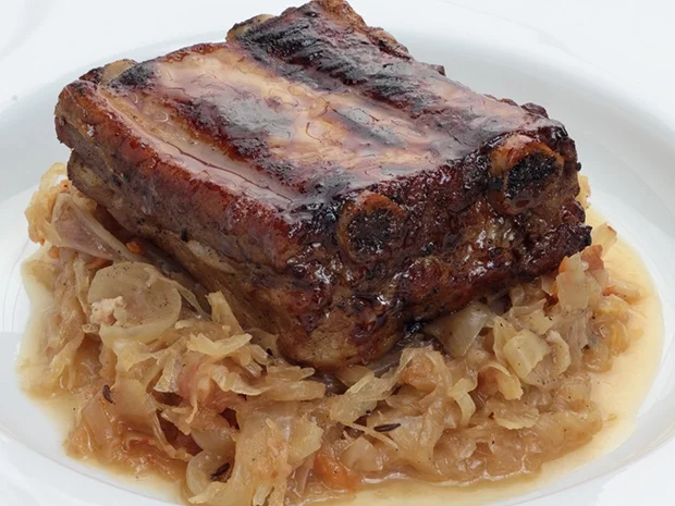 Rippchen mit Sauerkraut und Kartoffelbrei - Rezept - Bild Nr. 2