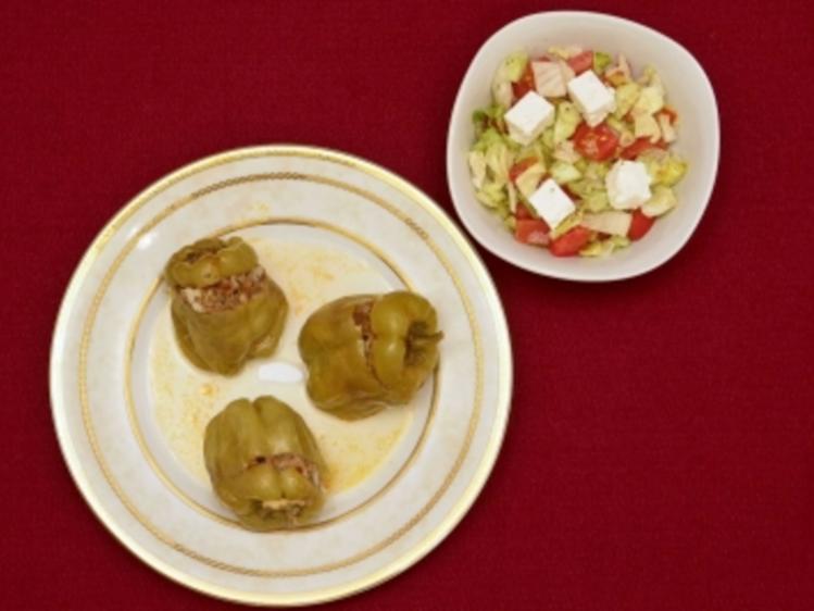 Dolma - Gefüllte Paprikaschoten mit Hackfleisch (Eko Fresh) - Rezept ...